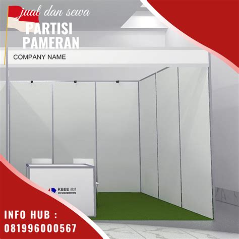 Ukuran Standar Stand Booth Partisi R8 By Partisi Pameran Tangerang