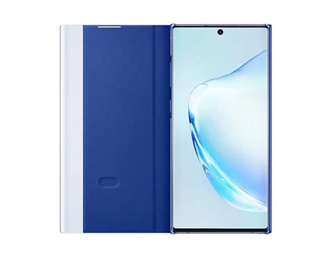 CASE เคสโทรศพทมอถอ SAMSUNG NOTE10 CLEAR VIEW COVER BLUE EF