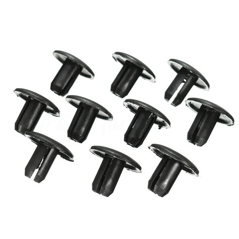 8mm Car Hole Dia Plastic Rivets Fastener Fender Bumper Push Pin Clips New Ebay