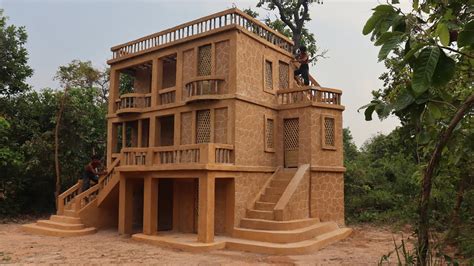 Building The Most Creative Great Modern Story Mud Villa House Design