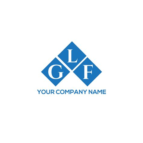 Glf Letter Logo Design On White Background Glf Creative Initials