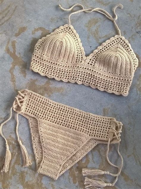 Traje De Ba Os Tejidos Modelos Incre Bles Revista Kena M Xico Patr N Para Bikini De