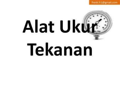 alat ukur tekanan pptx
