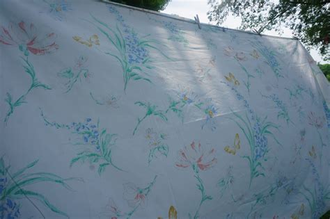 Lady Pepperell Vintage Fulldouble Flat Sheet White Background Etsy