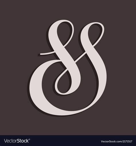 Ampersand Royalty Free Vector Image Vectorstock