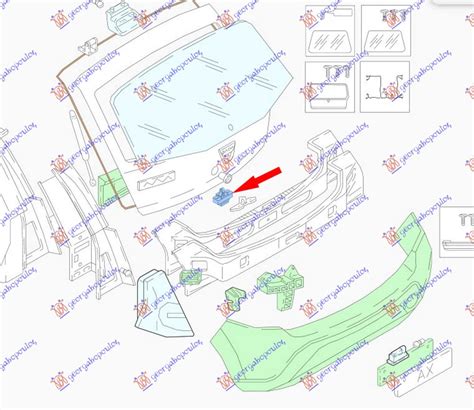Brava Gepek Vrata 3/5 Vrata Dacia Sandero 2008-2012 7700838546