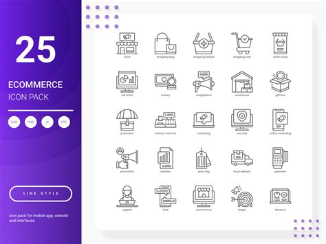 Ecommerce Icon Pack Graphic By Yogieapriel77 · Creative Fabrica