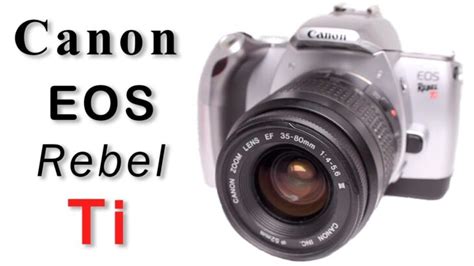 How to Use Canon EOS Rebel Ti Film Camera EOS Kiss 5 EOS 300V ガジェット