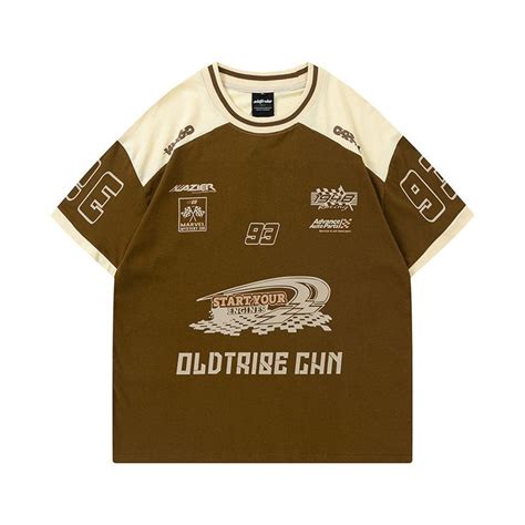 jinquedai men hip hop streetwear retro  shirt letter print colorblock