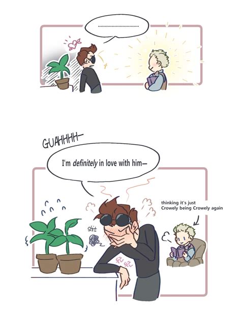 빼므 on Twitter Good omens book Cute gay Funny laugh