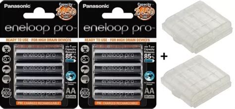 8 BATTERIE ENELOOP PRO AA 1,2 V 2500 mAh HR06 ricaricabili IMBALLO ...