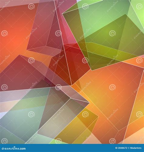 Abstract Opaque Rgb Shapes Background Royalty Free Stock Photo