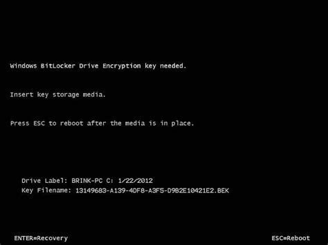 Bitlocker Drive Encryption Unlock A Locked Os Drive Tutorials