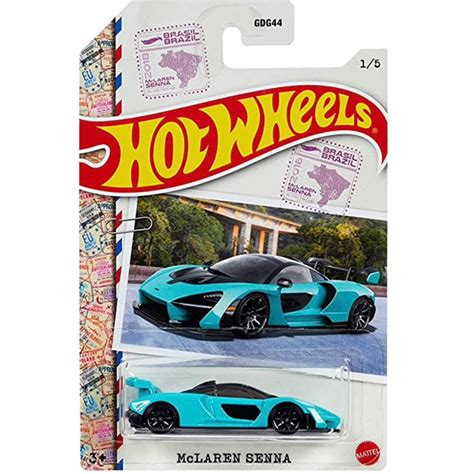 風火輪 Hot Wheels GDG 全球巡迴郵印 麥拉侖 洗拿 McLAREN SENNA 跑車 超跑 蝦皮購物