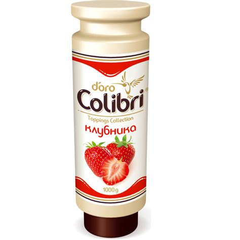 Топпинг КЛУБНИКА Colibri doro, 1000 гр - купить с доставкой по выгодным ...