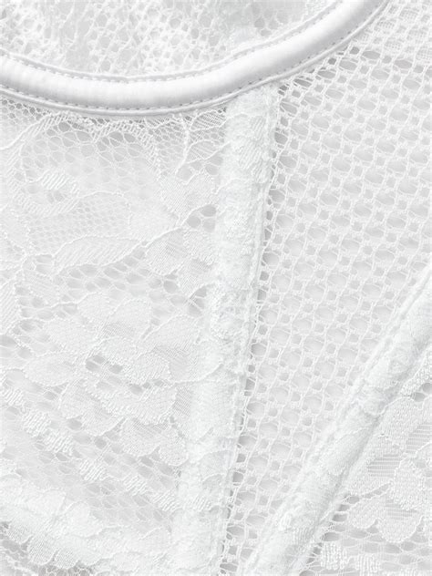 Lace Balconette See Through Underwire Multiway Bralette White Wingslove