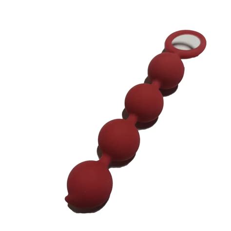 Juguete erótico de silicona para hombres y principiantes bolas de tapón Anal artículos de