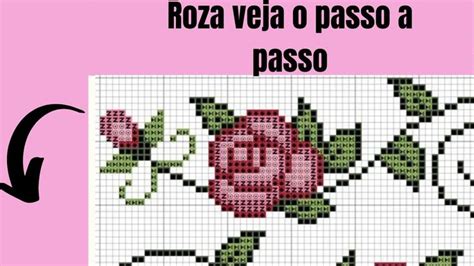 Parte 1 Como Fazer Flor Ponto Cruz Pequena E Avesso Perfeito Lida