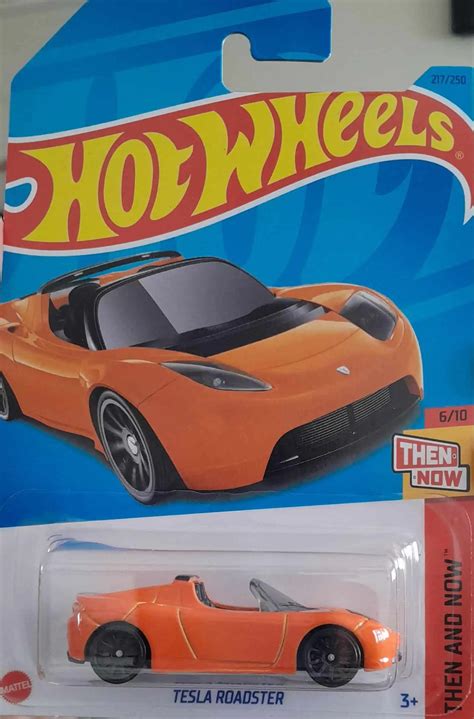 Embalagem Danificada Hot Wheels Then And Now Tesla Roadster