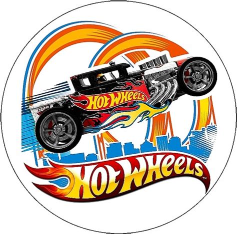 OPŁATEK NA TORT HOT WHEELS OKRĄGŁY GRUBY CM Cena Opinie Dekoracje tortów
