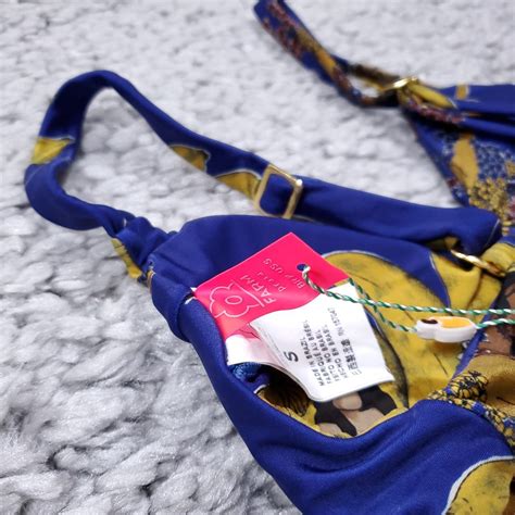 Farm Rio Mermaid Banana Bikini Top In Blue And Depop