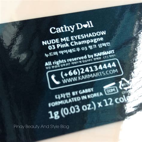 Cheapest Naked Dupe Cathy Doll Nude Me Pink Champagne Eyeshadow Palette Review Pinay Beauty