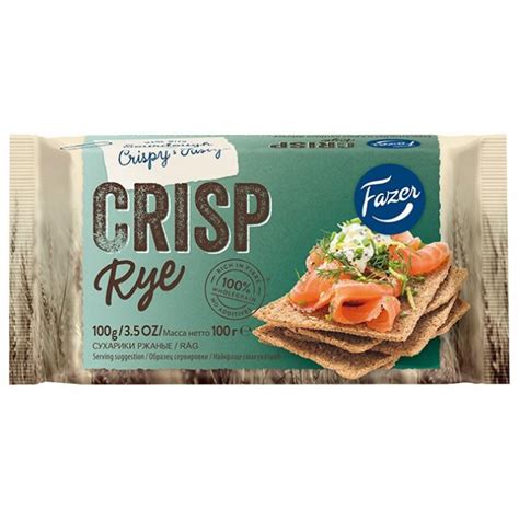 Сухарики Ржаные Fazer 100 г. купить по цене 136 р ☛ Доставка по СПБ и ...