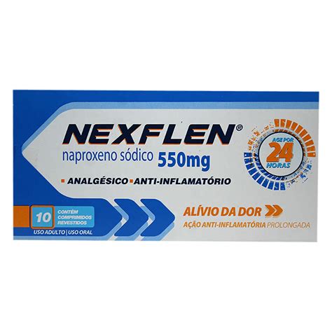 Para Que Serve O Remédio Nexflen - Nexflen Legrand 550mg | Com 10 Comprimidos - Coop Drogaria