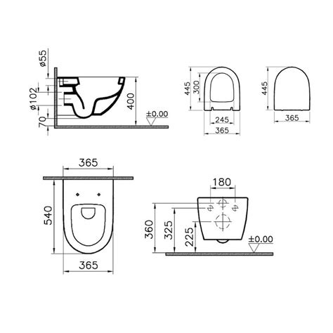 Pack Wc Bati Support Geberit Up Extra Plat Wc Vitra Sento Sans