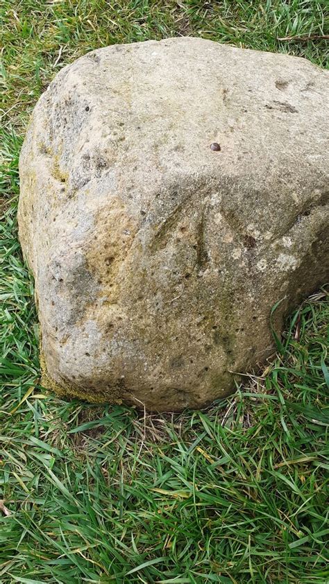 Benchmark On Boulder In Field Beside Roger Templeman Cc By Sa 2 0