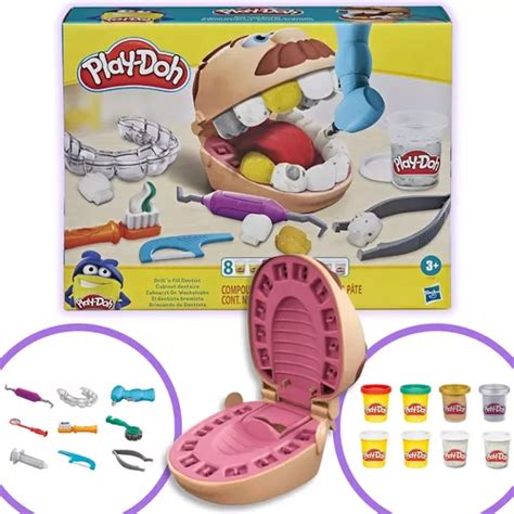 Conjunto Massinha Brincando De Dentista Play Doh Brinquedo Mercadolivre