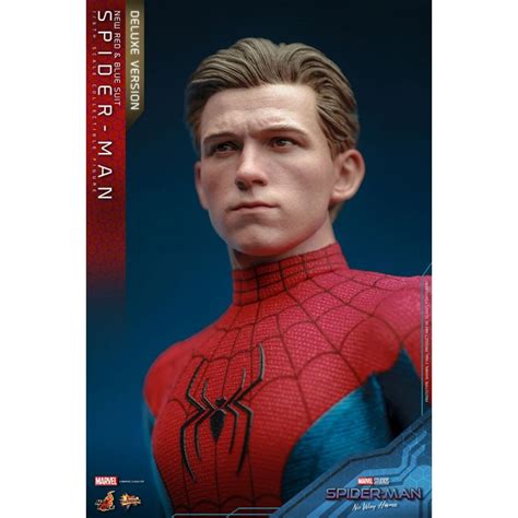 Spider Man New Red And Blue Suit MMS Deluxe Hot Toys Spider Man No Way Home