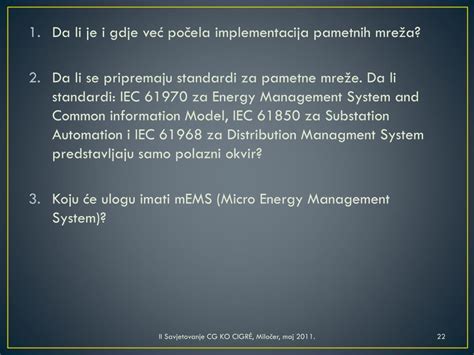 PPT SMART GRIDS POGLED U BUDU Ć NOST PowerPoint Presentation free