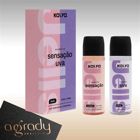 Gel Hot Duo Sensação E Uva Kalya Sex Shop