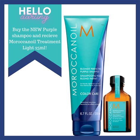 Moroccanoil Blonde Purple Shampoo Ml Splush Online