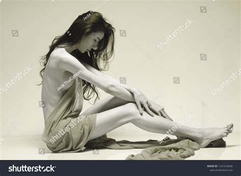 Nude Sexy Beautiful Asian Woman Long Stock Photo Shutterstock