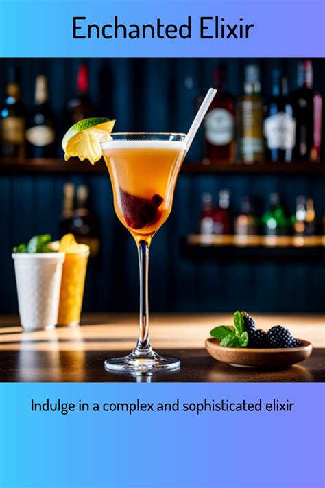 Enchanted Elixir, Indulge in a complex and sophisticated elixir