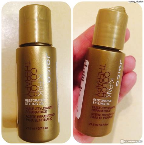 Укладочное масло-блеск для волос Joico K-Pak color therapy restorative ...