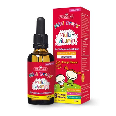 Natures Aid Mini Drops Multi-Vitamin - Vitamins & Supplements
