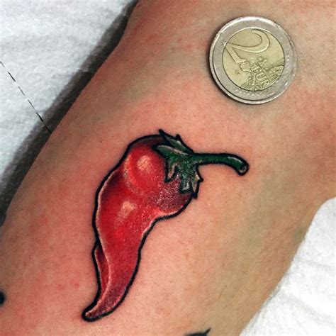 70 Pepper Tattoo Ideas For Men Spicy Designs