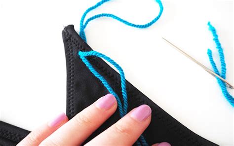 Diy Customised Crochet Trimmed Bikini Tutorial Made Up Style