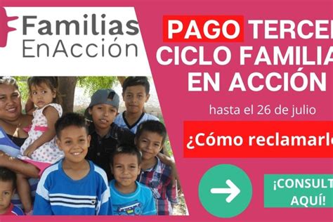 Pago De Familias En Acci N Tercer Ciclo Consulta C Mo Recibirlo