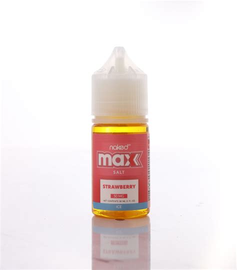 Naked Max Salt Strawberry Mg Vapelevels