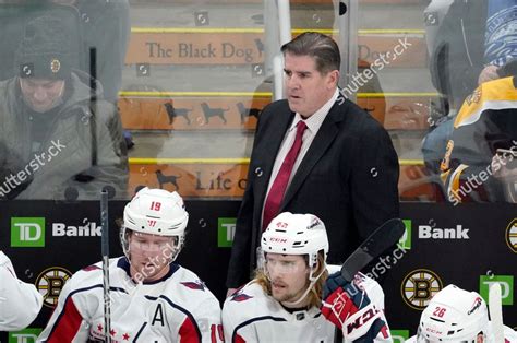 Washington Capitals Head Coach Peter Laviolette Editorial Stock Photo