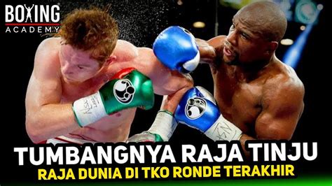 Hasil Tinju Dunia Raja Tinju Tumbang Canelo Alvarez Vs Mayweather