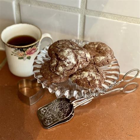 Peppermint Chocolate Crinkle Cookies Recipe Gluten Free — Sarah Freia Chocolate Crinkle