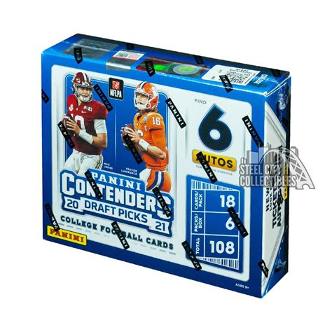 Panini Contenders Draft Picks Football Hobby Box Steel City