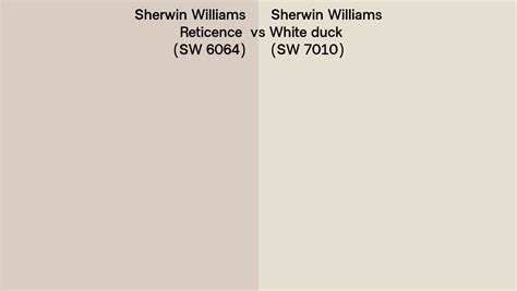 Sherwin Williams Reticence Vs White Duck Side By Side Comparison