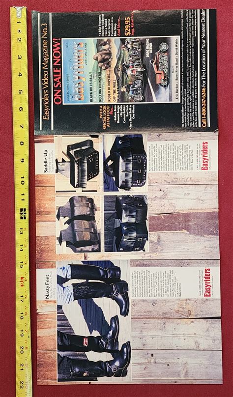 1980 S Easyrider Magazine Centerfold Nude Sexy Mature Etsy