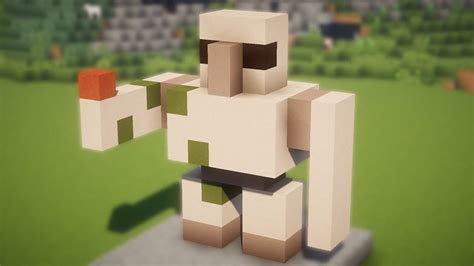 СТАТУЯ ЖЕЛЕЗНОГО ГОЛЕМА В МАЙНКРАФТ//КАК ПОСТРОИТЬ//ПОСТРОЙКИ МАЙНКРАФТ ...